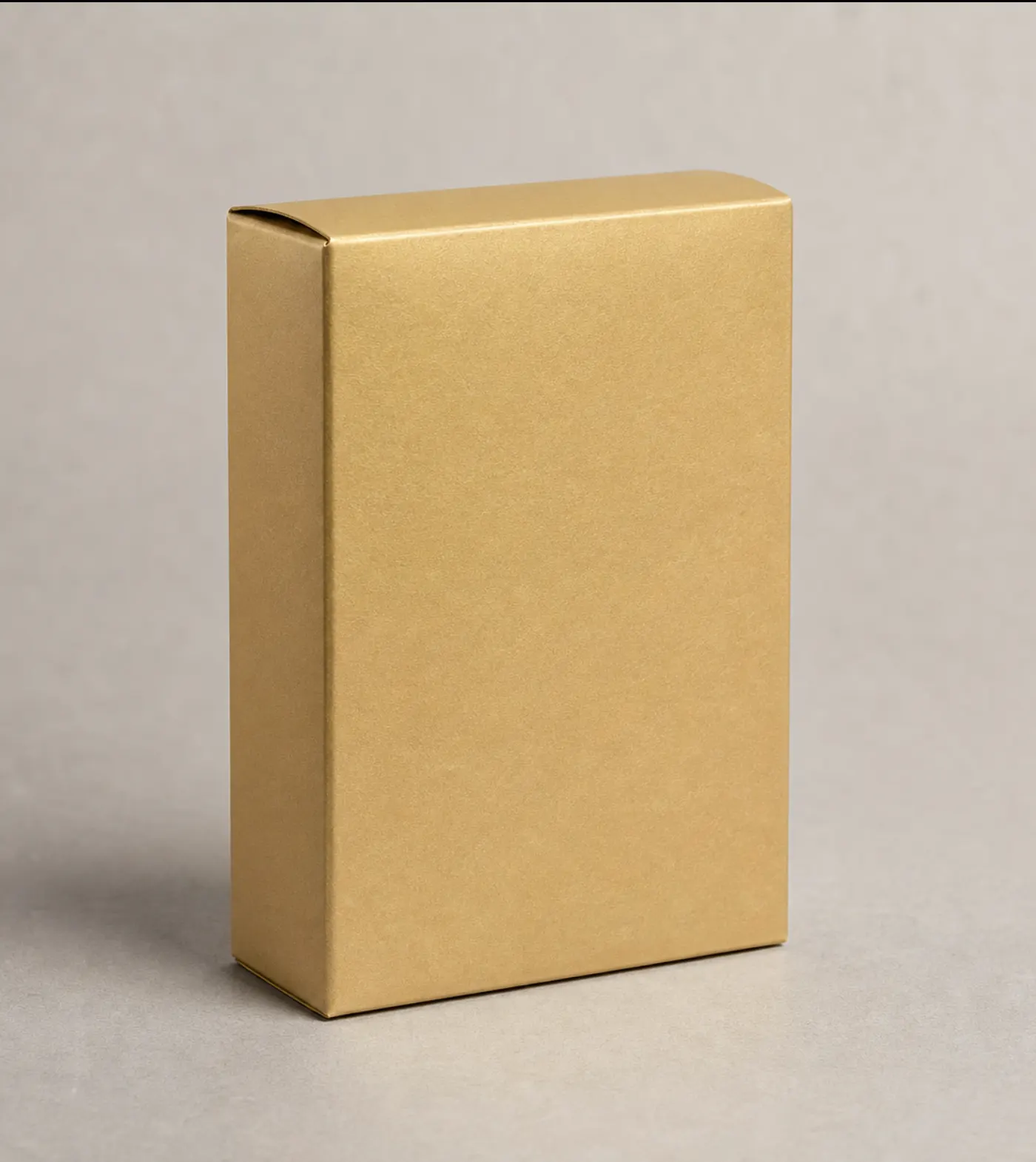 Golden Folding Paper Box — image 1 of 7
