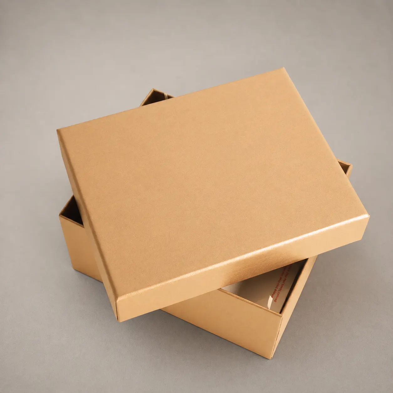Luxury Minimalist Metallic Gold Lift-Off Lid Rigid Gift Box — image 1 of 4