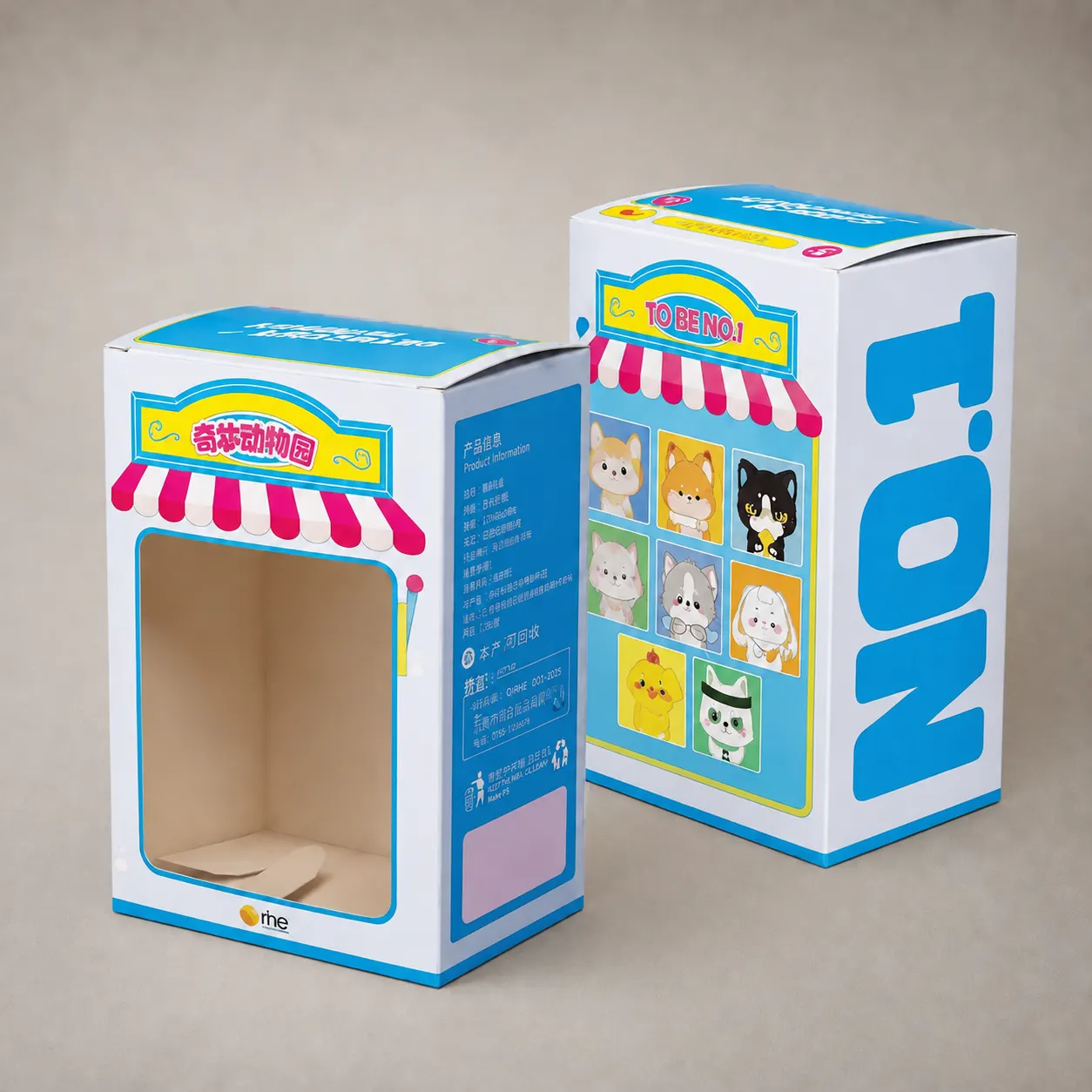 Kawaii Storefront Window Folding Toy Display Box — image 1 of 4