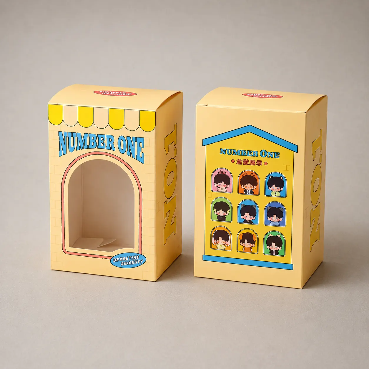 Luxury Arched Window Card Toy Display Box — image 1 of 4