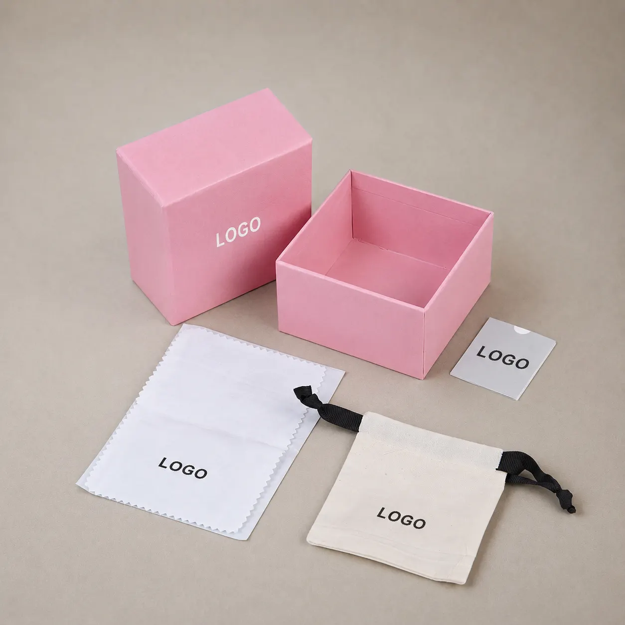 Luxury Blossom Pink Jewelry Cover & Tray Box Set — image 1 of 4