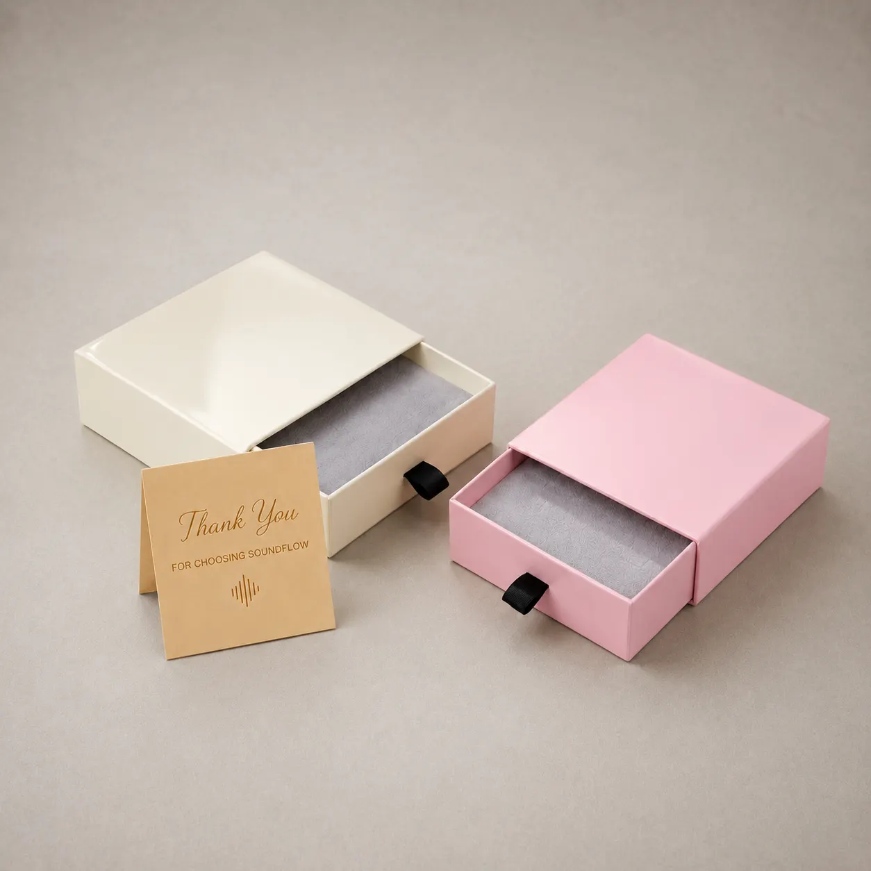 Luxury Pastel Sliding Drawer Jewelry Box — image 1 of 4