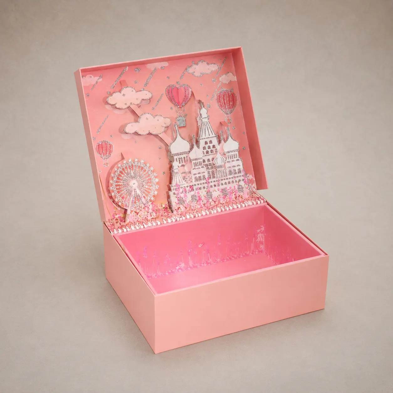 Enchanted Castle 3D Pop-Up Book-Style Magnetic Rigid Gift Box — image 1 of 4