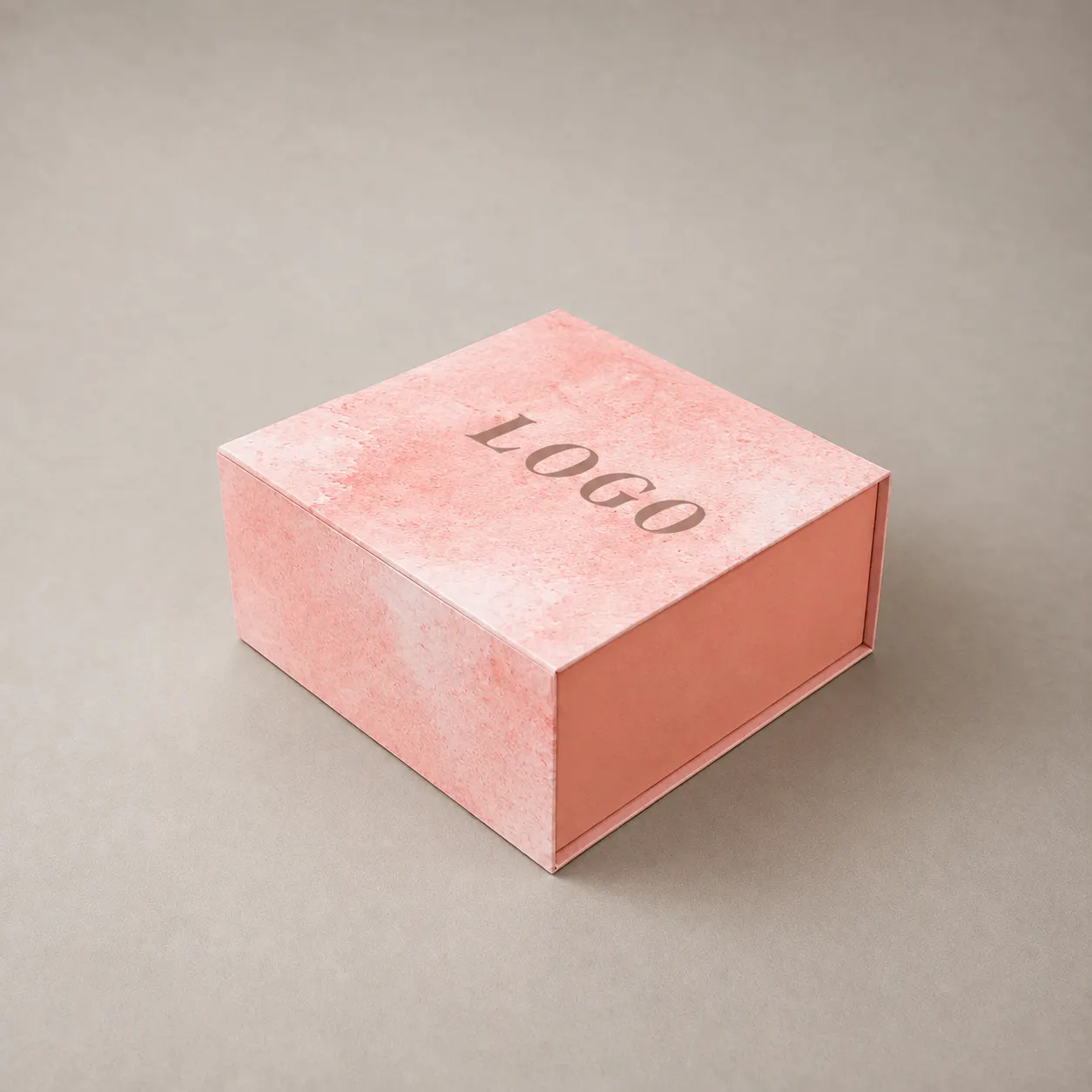 Watercolor Blush Collapsible Magnetic Rigid Gift Box — image 1 of 4