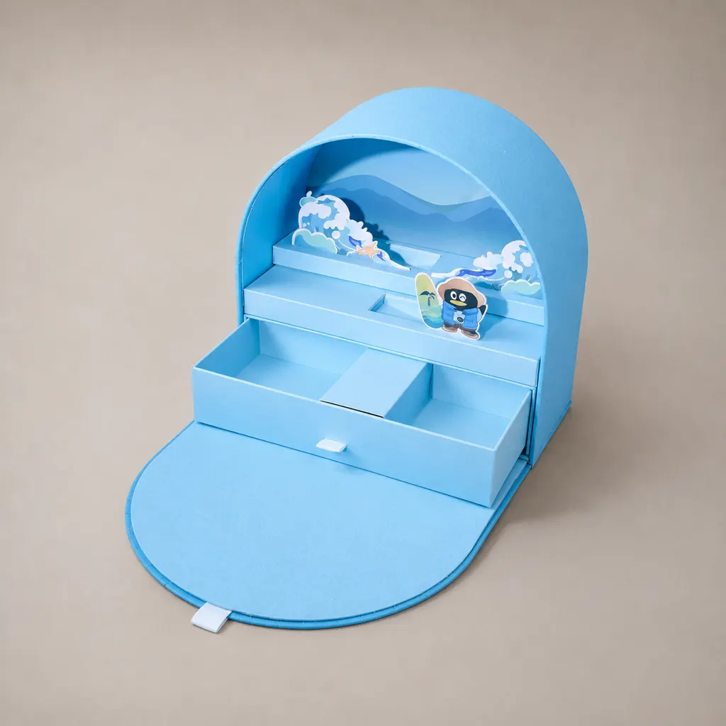 Arched Dome Diorama and Drawer Custom Gift Box — image 1 of 4