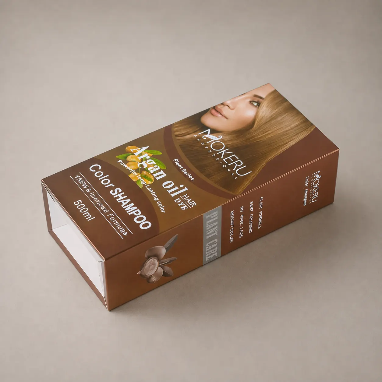 Printed Tuck Top Cardboard Box With Clear PVC Window For Cosmetic Product