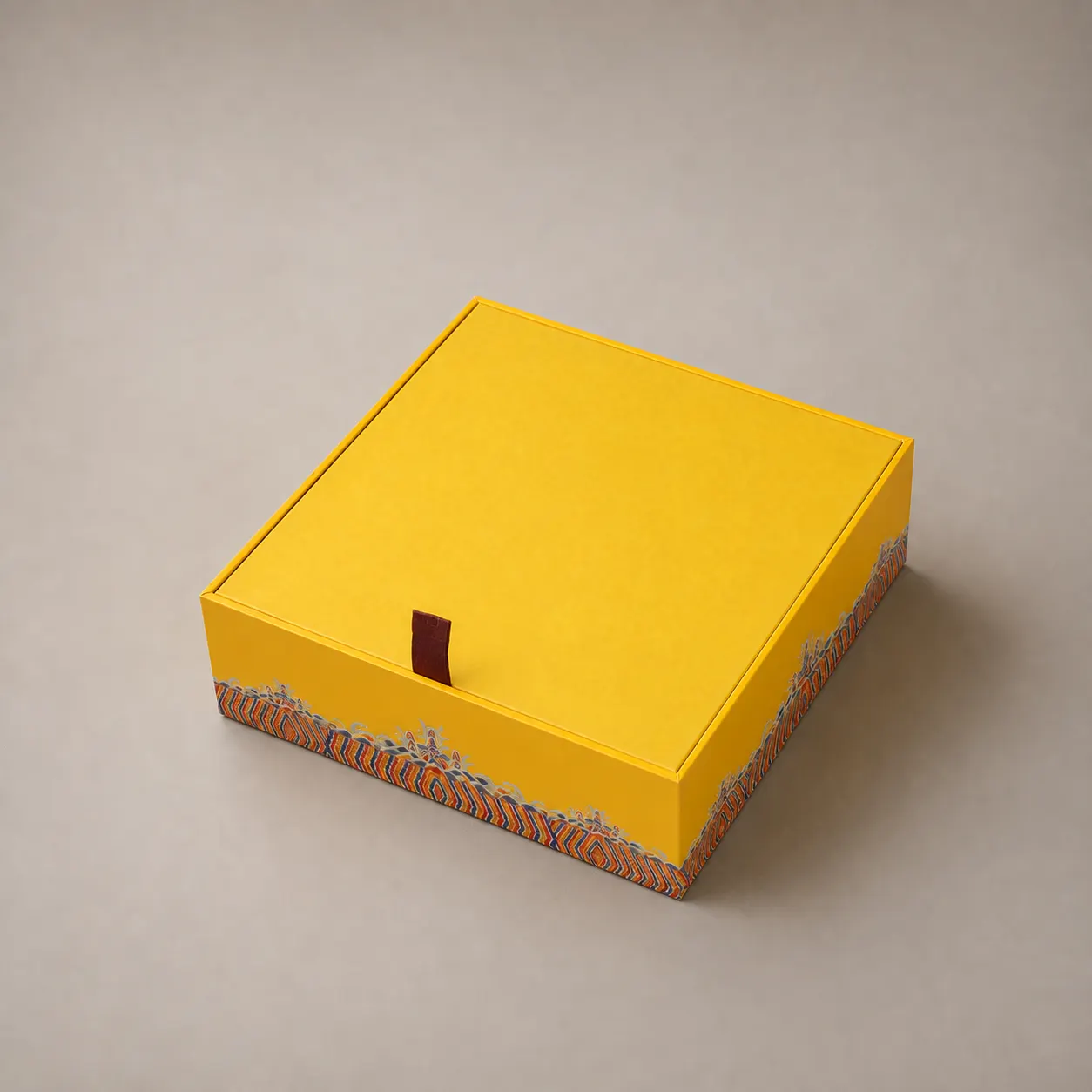 Custom Decorative Book Shaped Rigid Gift Box With Pull Tab And Pattern Printing — image 1 of 5