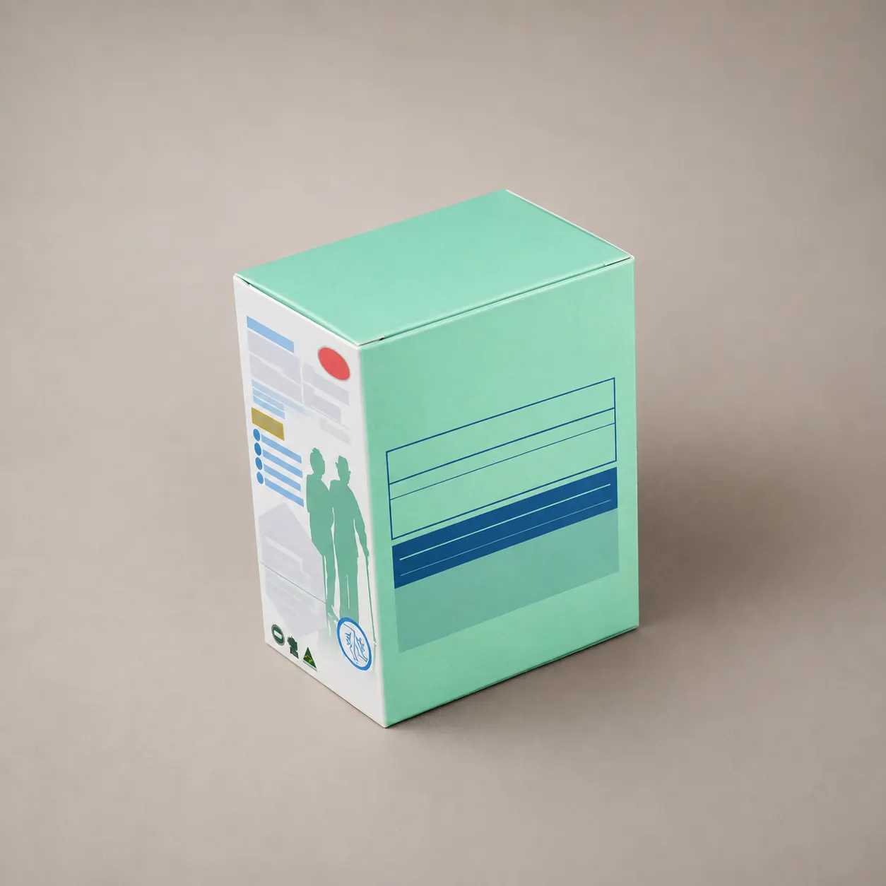 Custom Printed Foldable Card Paper Gift Box — image 1 of 5