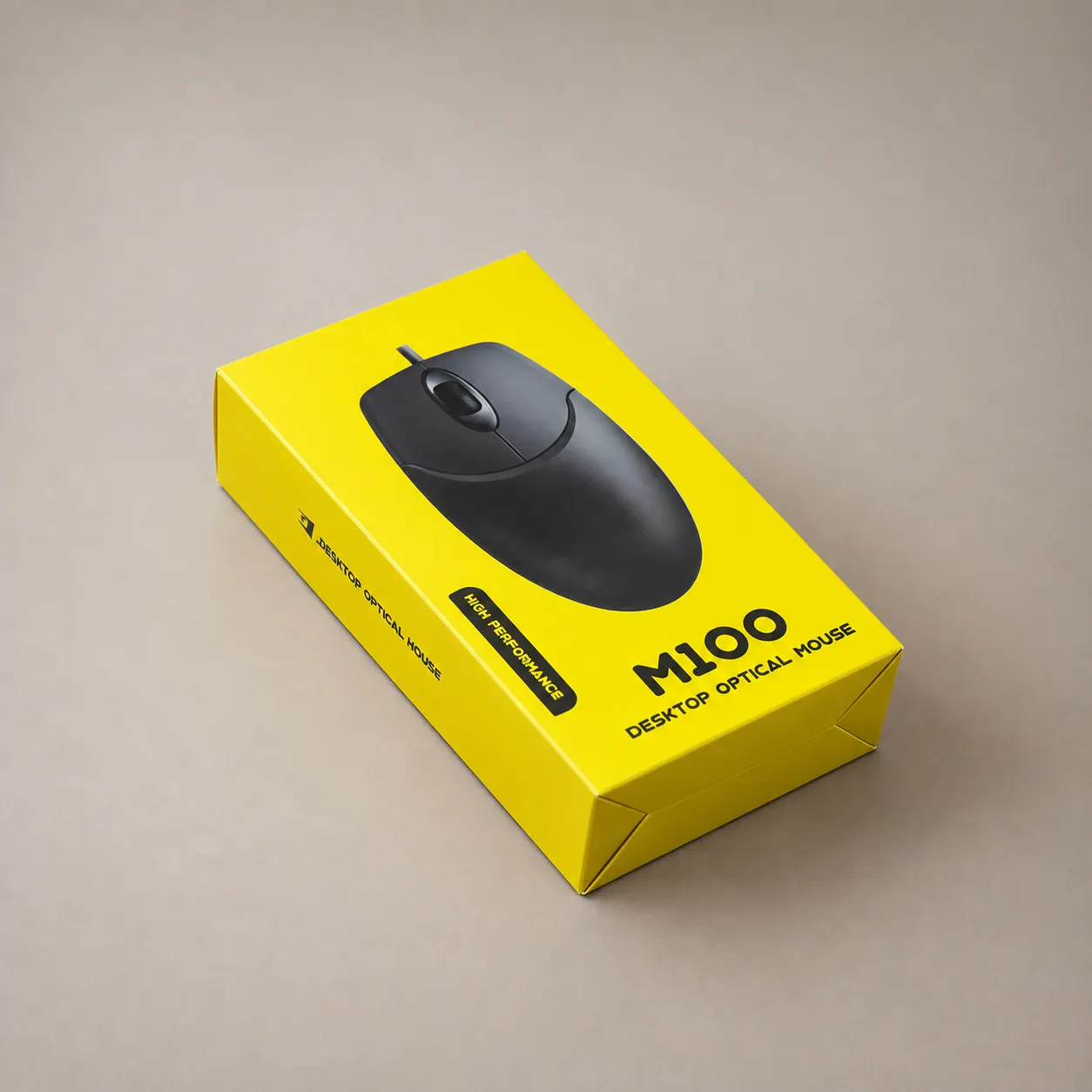 Custom Bright Color Printed Tuck Top Folding Card Box For Computer Peripheral — image 1 of 5