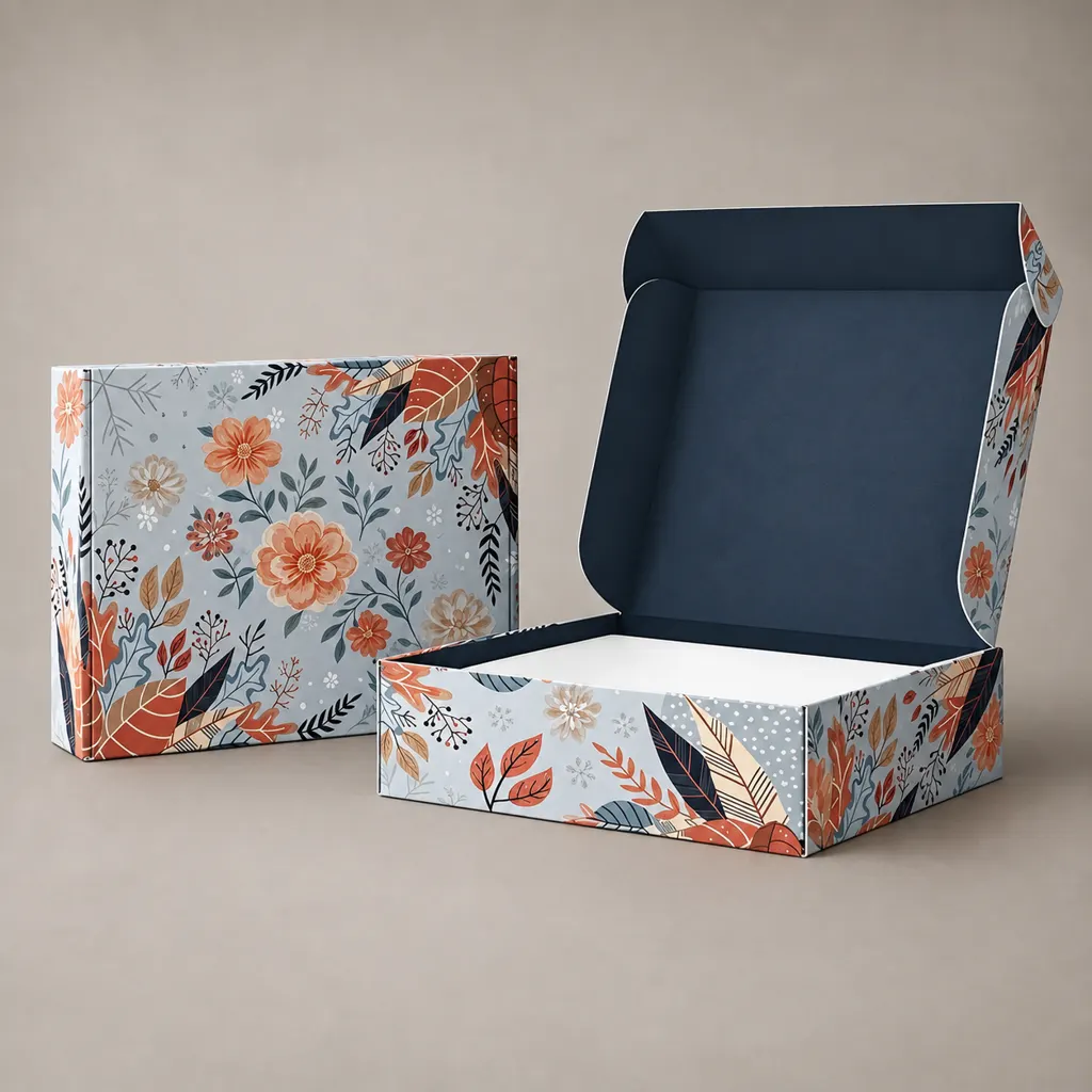 Custom Printed Corrugated Mailer Box Gift Packaging Box — image 1 of 4