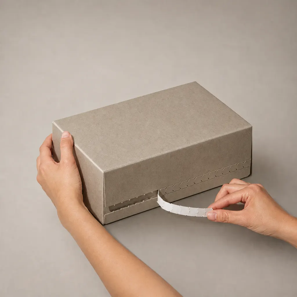 Custom Tear Strip Book Shaped Rigid Gift Box With Easy Open Design — image 1 of 4