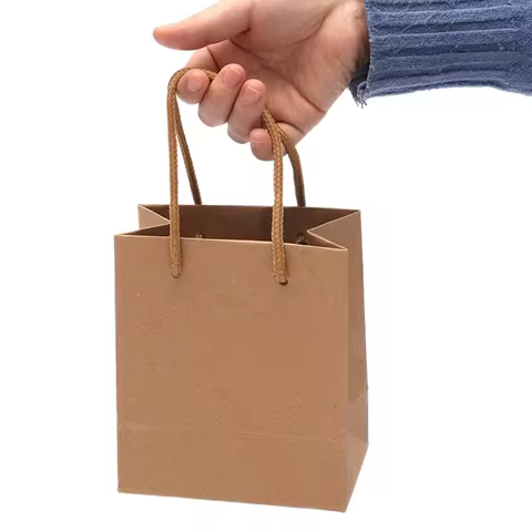Kraft Paper Shopping Bag — image 1 of 7
