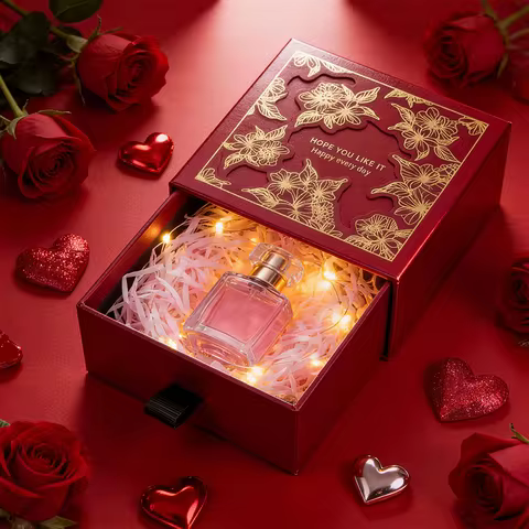 LED Light Perfume Gift Box